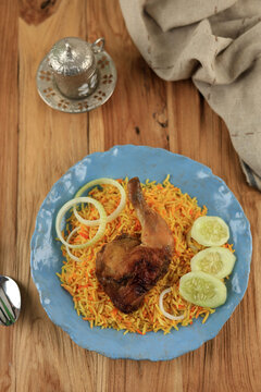 Chicken Kabli with Rice Pilaf