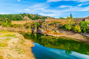 Fototapeta premium Buitrago del Lozoya and surrounding area, Community of Madrid, Madrid, Spain