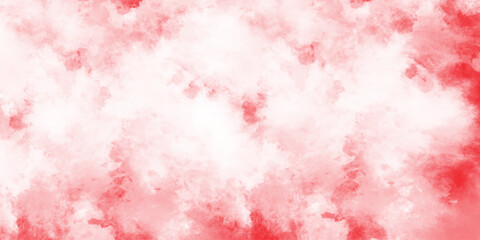 Fototapeta premium Abstract pink, red watercolor background. Red particles explosion on black background graphics pattern, red grunge and marbled cloudy design hand painting. watercolor painted.