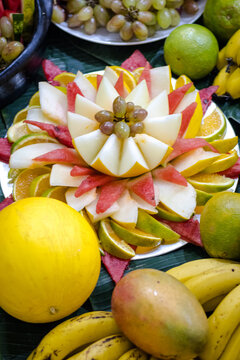 Sao Paulo, SP, Brazil - January 25 2025: Offering to the Orishas details.