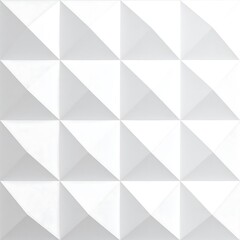 Obraz premium Abstract White Origami Geodesic Dome Geometric Texture