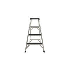 Metal step ladder on a transparent background © Phan
