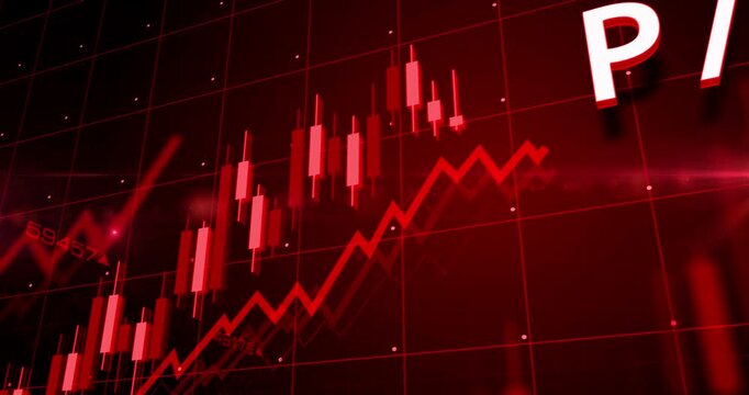 Stock market indices ebitda ratio charts and graphs diagram concept