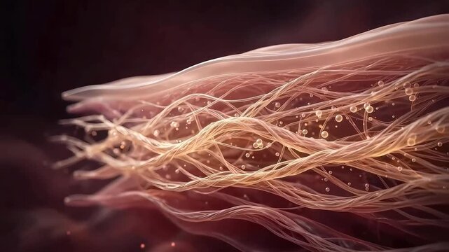 Collagen Fibers and Peptide Molecules in Skin Beauty