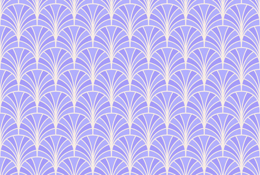 Classic art deco vector seamless pattern. Abstract vintage background. Geometric damask texture.