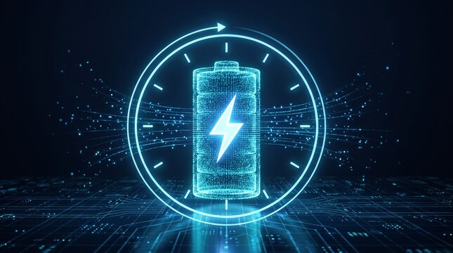 Futuristic Battery Energy Renewal Cycle with Time Loop Concept