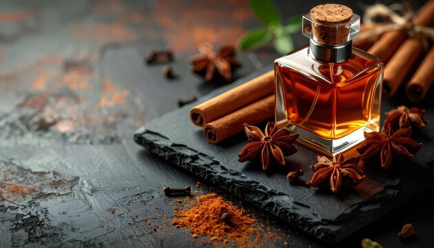 Scent stacking creating unique perfume fragrance