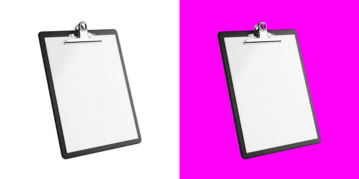 Black Clipboard With Blank Paper Sheet for Professional Office Use and Business Notes transparent png