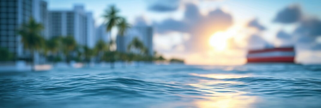 Coastal cities facing flood risks as extreme weather disrupts transportation ferry routes maritime trade and infrastructure planning
