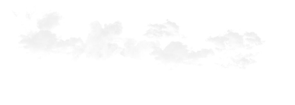  Isolated PNG cutout of a cloud on a transparent background, ideal for photobashing, matte-painting, concept art 