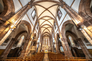 Fototapeta premium Eglise Saint-Jean-Baptiste d'Espalion
