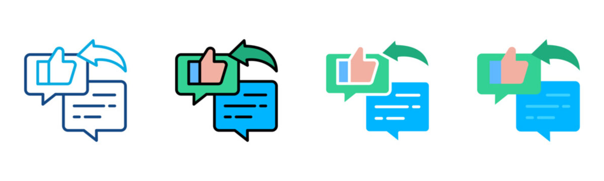 Response Icon Multiple Style Collection
