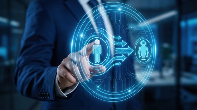 Human support and ai integration help workforce transition with minimal disruption creating future where technology and human work unite