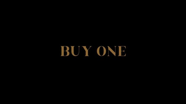 Buy One Modern Kinetic Typography Animation  video