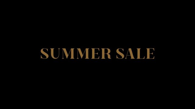 Summer Sale Bold Typography Text Animation  video
, text animation