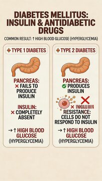 Diabetes Mellitus Types: Insulin Production and Resistance