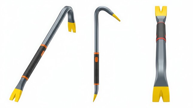 Modern Crowbar Tool for Construction and Demolition Works