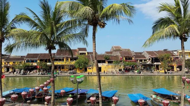 Vietnam Hoi An town tourism visuals