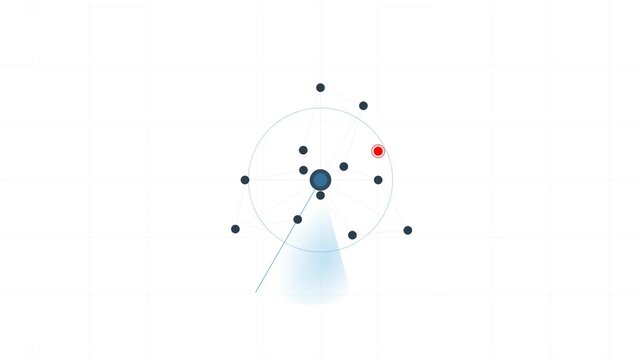 Cyber security network scanning data on white background