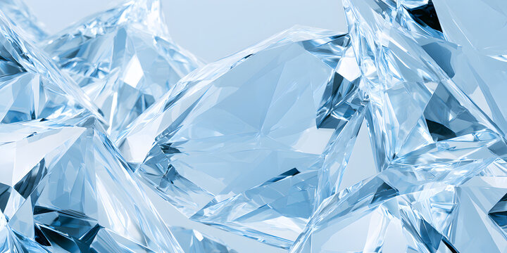 an abstract crystal-like pattern with geometric diamond shapes on the background