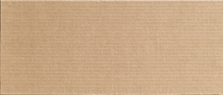 Seamlessly repeating pattern of light brown corrugated cardboard texture, offering a rustic and eco-friendly background with horizontal lines and fibrous details, ideal for packaging,