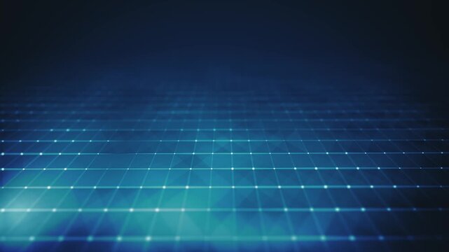 Abstract Digital Plexus Grid Network Background Loop
Abstract plexus technology digital background with glowing tiles depth of field blur