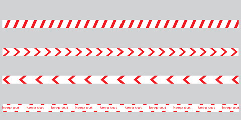 Obraz premium Caution danger tape.safety caution border design element
