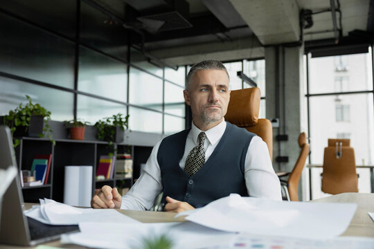 Angry businessman after project failure. Mature man feel anger by business problem. Businessman aggression. Business man feel angry and overworked. Goal achievement. Overworked business manager