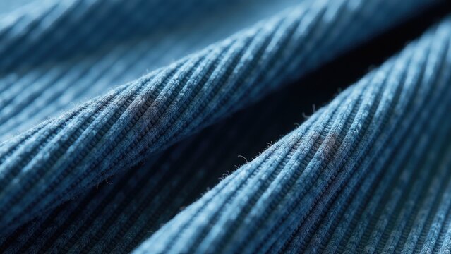 A close up view of a blue shirt, great for fashion or lifestyle photography