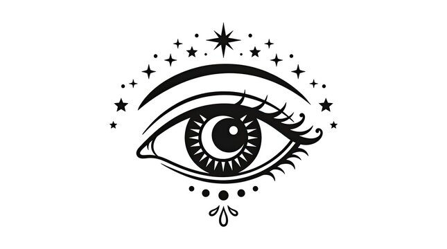 human eye vector