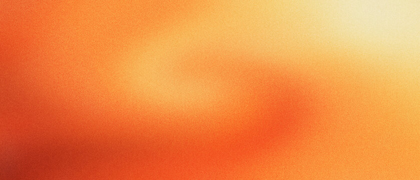 Warm orange gradient background with soft light leaks and vibrant yellow glow. Abstract sunset bokeh texture for summer marketing. Smooth blurred backdrop for creative digital design projects.