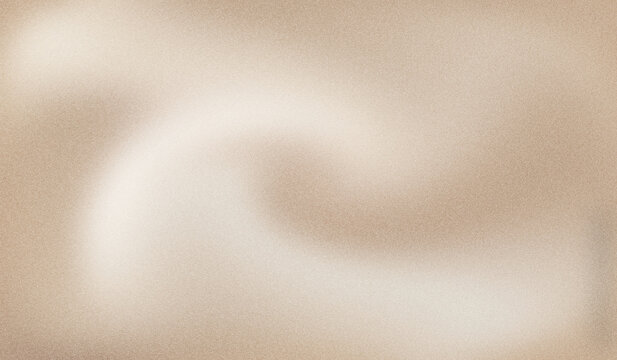 Smooth beige abstract gradient background with a grainy texture for organic minimalist design.