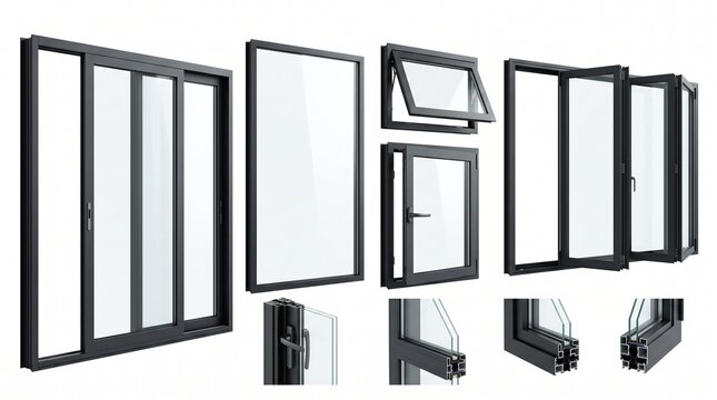 window frames, modern windows, black window frames, glass windows, aluminum windows, window collection, window panels, rectangular windows, home windows, building windows, exterior windows, interior w