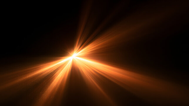 A burst of golden light radiates from the center, creating a dynamic and vibrant visual effect.