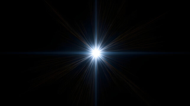 A brilliant white starburst radiant against a dark background, creating a sense of cosmic wonder.