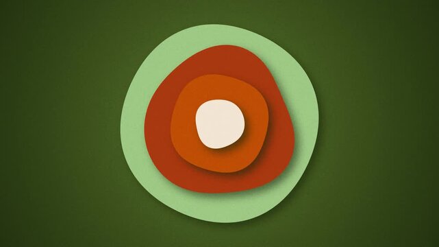 Organic layered cell shape morphing seamless loop motion background