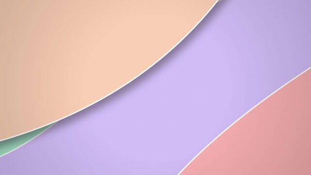 Minimalist paper sheets sliding seamless loop motion background
