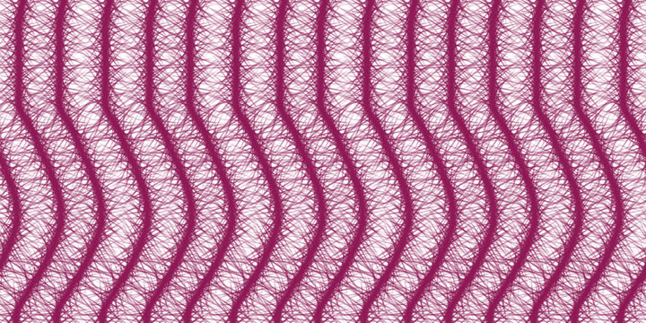 Abstract background with wavy lines pattern created from purple intertwined thin strings transparent background