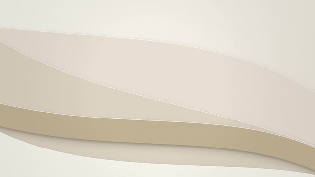 Minimalist paper cut sand dunes drifting seamless loop motion