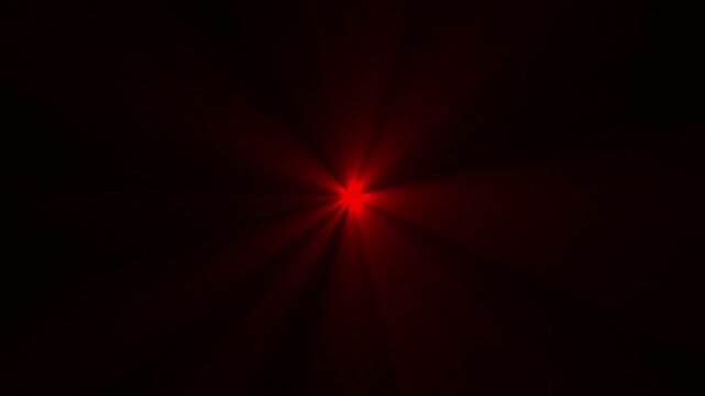 White sun flare star light glow shining rays effect on black chroma key alpha channel background.4k motion graphics video