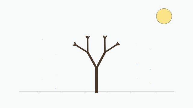 Financial Portfolio Diversification and Business Growth Tree Animation
