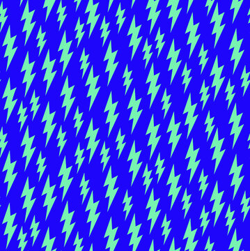 Abstract Lightning Pattern with Blue and Green Colors for Dynamic Design