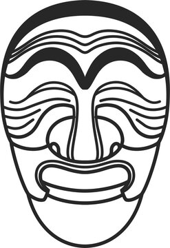 traditional Korean mask