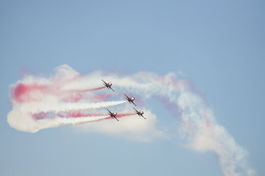 Turkish Stars aerobatic team at BIAS 2026 airshow.