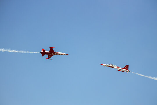 Turkish Stars aerobatic team at BIAS 2026 airshow.