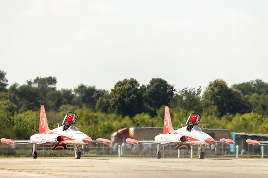 Turkish Stars aerobatic team at BIAS 2026 airshow.