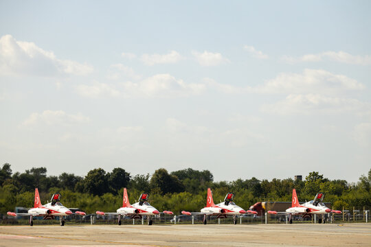 Turkish Stars aerobatic team at BIAS 2026 airshow.