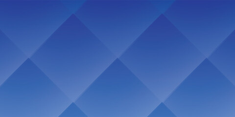 Obraz premium Abstract Blue Diamond Geometric Background with Overlapping Rhombus Grid Pattern and Soft Gradient Texture for Modern Tech Presentation, Business Banner, or Corporate Website Design eps10