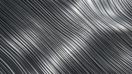 Fototapeta premium Abstract metallic parallel lines texture