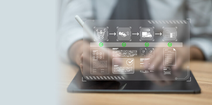 Integrated digital logistic network monitors freight transport routes providing real-time package tracking optimizing supply chain workflow securing fast global delivery